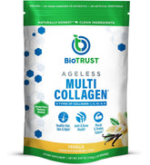 BioTrust Ageless Multi Collagen Powder front view 240g