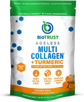 BioTrust Ageless Multi Collagen + Turmeric 318g powder front view