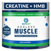 BioTrust Ageless Muscle Creatine HMB Powder front view