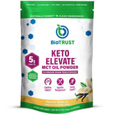 BioTrust MCT Oil 215g French Vanilla front view