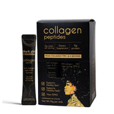 Black Girl Vitamins Collagen Stick Packs box front view with 24 servings