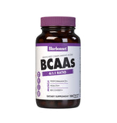 BlueBonnet BCAAs 120 vegetable capsules front view