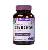 BlueBonnet Cinnamon Bark Extract 300 mg vegetable capsules front view