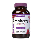 BlueBonnet Cranberry Fruit Extract 500mg capsule bottle front view
