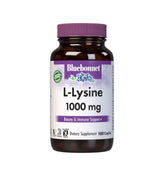 BlueBonnet L-Lysine 1000mg vegetable capsules front view