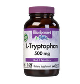 BlueBonnet L-Tryptophan 500 mg Vegetable Capsules front view