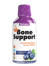 BlueBonnet Liquid Calcium Magnesium +D3 & K2 16 fl oz front view