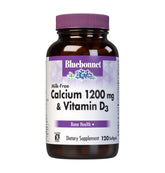 BlueBonnet Milk-Free Calcium 1200 mg Plus Vitamin D3 Softgels front view