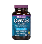 BlueBonnet Omega-3 Fish Oil Brain Health Softgels front view