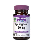 BlueBonnet Pycnogenol 50 mg Capsules front view with packaging