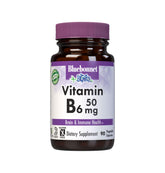 BlueBonnet Vitamin B6 50mg Vegetable Capsules front view