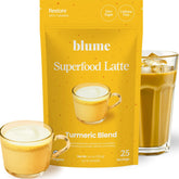 Blume Golden Milk Turmeric Latte Powder front view packaging