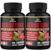 BMVINVOL Berberine Herbal Supplement 120 capsules front view