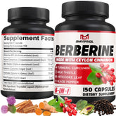 BMVINVOL Cinnamon Supplement 150 Capsules front view