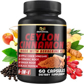 BMVINVOL Daily Ceylon Cinnamon Capsules front view with packaging