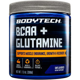 BodyTech BCAA + Glutamine Amino Acid Powder front view