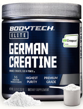 BodyTech Elite German Creatine Monohydrate powder container front view