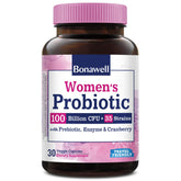 Bonawell Probiotics for Women 100 Billion CFU bottle front view