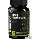 BOSCENT Calcium HMB + Vitamin D3 K2 Complex front view of packaging