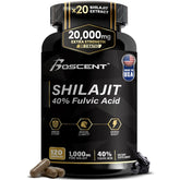 BOSCENT Shilajit Capsules front view with packaging