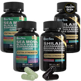 Boysea Shilajit and Sea Moss Vitality Set front view