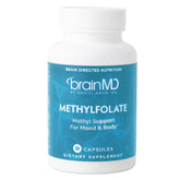 BRAINMD MethylFolate 5mg Folate 30 Capsules front view