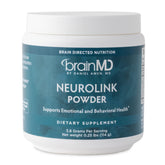 BRAINMD NeuroLink supplement front view with capsule bottle