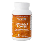 BRAINMD Omega-3 Fish Oil Supplement 1600mg front view