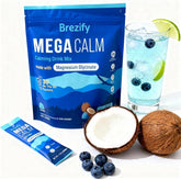 Brezify MegaCalm Drink Mix Raspberry Lemonade front view of packaging