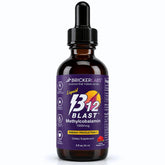 Bricker Labs B-12 Blast Liquid Vitamin B12 Supplement bottle front view