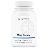 Bright Naturals Mind Renew Ginkgo Biloba supplement front view