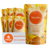 Brodo Organic Chicken Bone Broth 227g pouch front view
