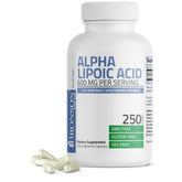 Bronson Alpha Lipoic Acid 600 MG vegan capsules front view