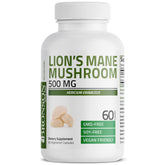 Bronson Lion's Mane Mushroom Capsules 500MG front view