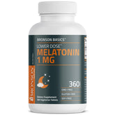 Bronson Melatonin 1MG Vegetarian Tablets front view