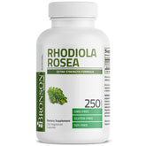 Bronson Rhodiola Rosea supplement front view with label