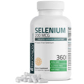 Bronson Selenium 200 MCG supplement front view with packaging