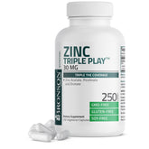 Bronson Zinc Triple Play 90 Capsules front view