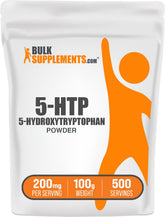 BulkSupplements 5-HTP Powder 200mg front view packaging