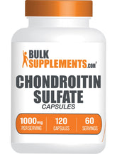 BulkSupplements Chondroitin Sulfate 1000mg Capsules front view