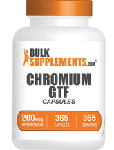 BulkSupplements Chromium GTF 200mcg capsules front view