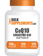 BulkSupplements Coenzyme Q10 100mg Softgels front view