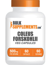BulkSupplements Coleus Forskohlii Extract Capsules front view