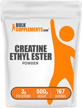 BulkSupplements Creatine Ethyl Ester HCl Powder 499g front view