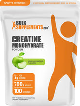 BulkSupplements Creatine Monohydrate Powder 700g front view