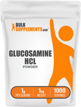 BulkSupplements Glucosamine HCl Powder 998g front view