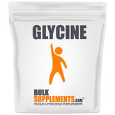BulkSupplements Glycine Powder 1000g front view packaging