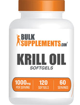 BulkSupplements Krill Oil 1000mg Softgels front view