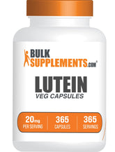 BulkSupplements Lutein Capsules 40mg front view