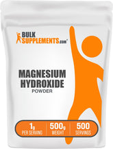 BulkSupplements Magnesium Hydroxide Powder 499g front view